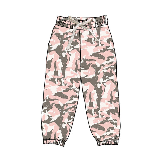 Pink camo hunting adult women pants