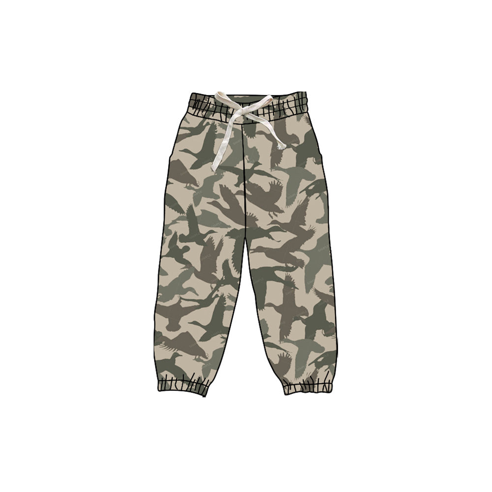 Duck hunting baby kids elastic waist pants