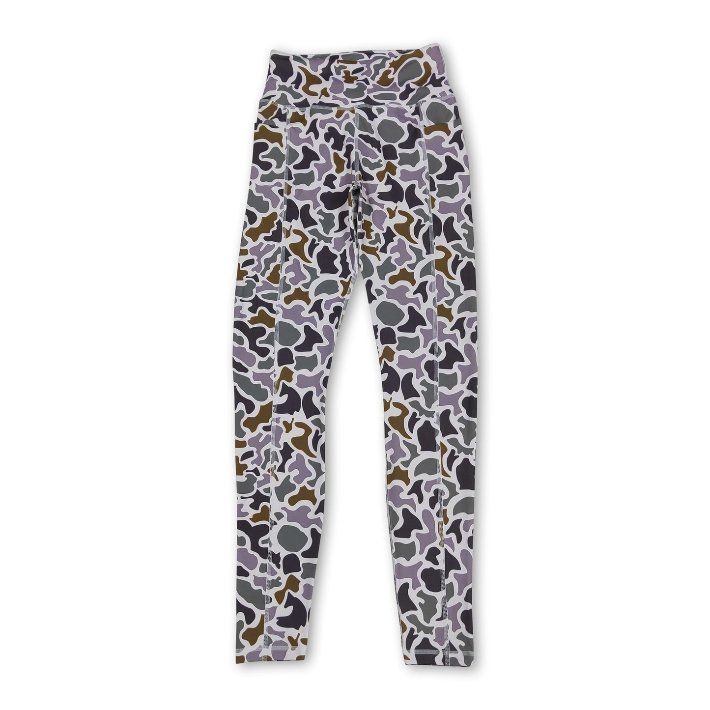 Multi color camo adult women leggings