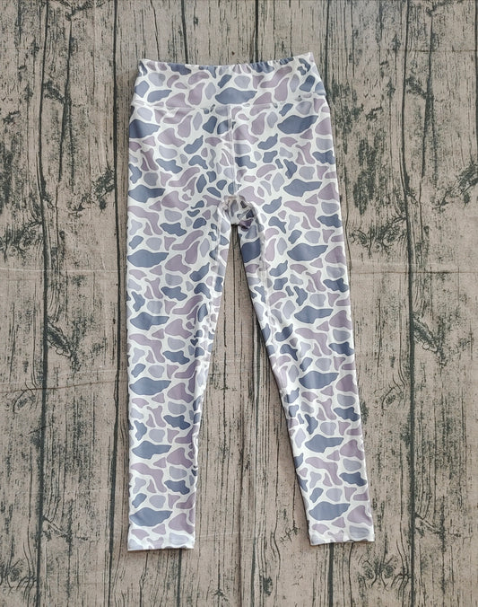 Grey camo adult women leggings