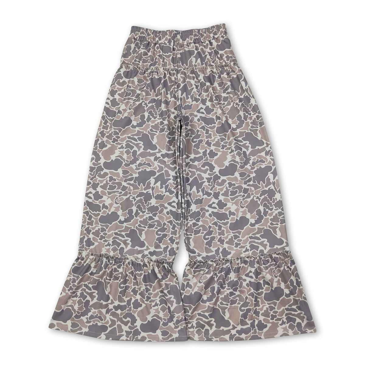 Khaki camo patchwork adult women pants