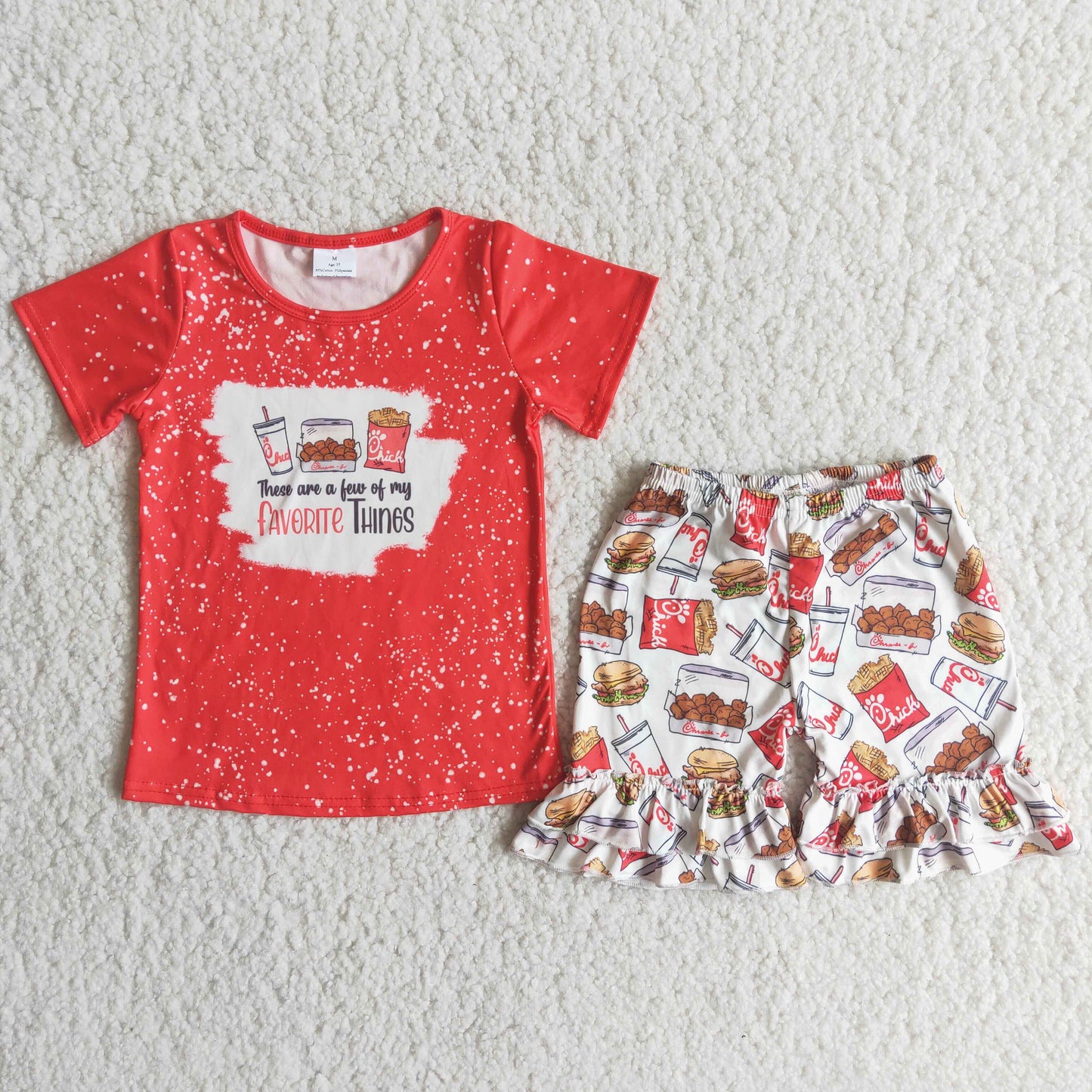 Those are a few of my favorite things fries girls summer clothing