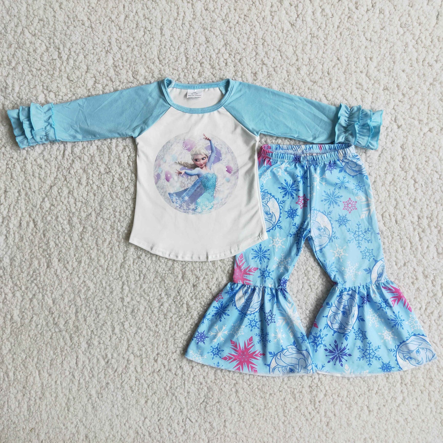 Long sleeve princess wholesale girls clothing