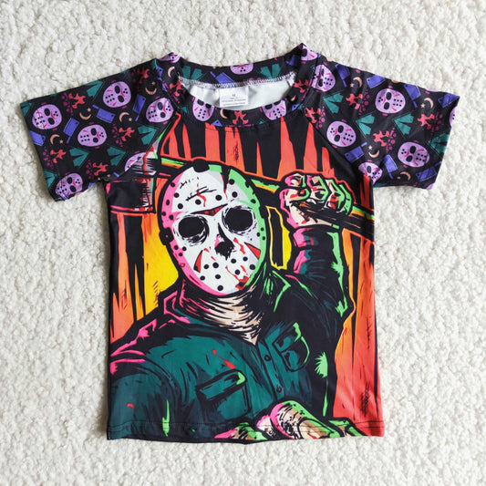 Boy Halloween Short Sleeve Shirt