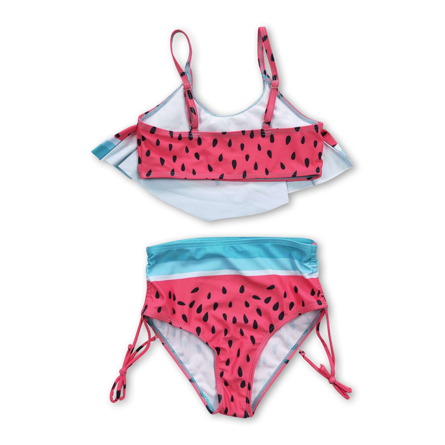 Watermelon 2pcs baby girls summer lining swimsuit