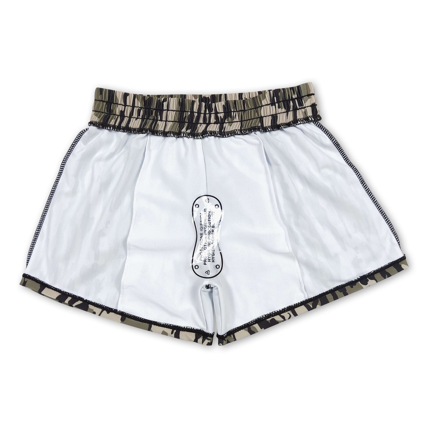 Olive camo kids boy summer swim trunks