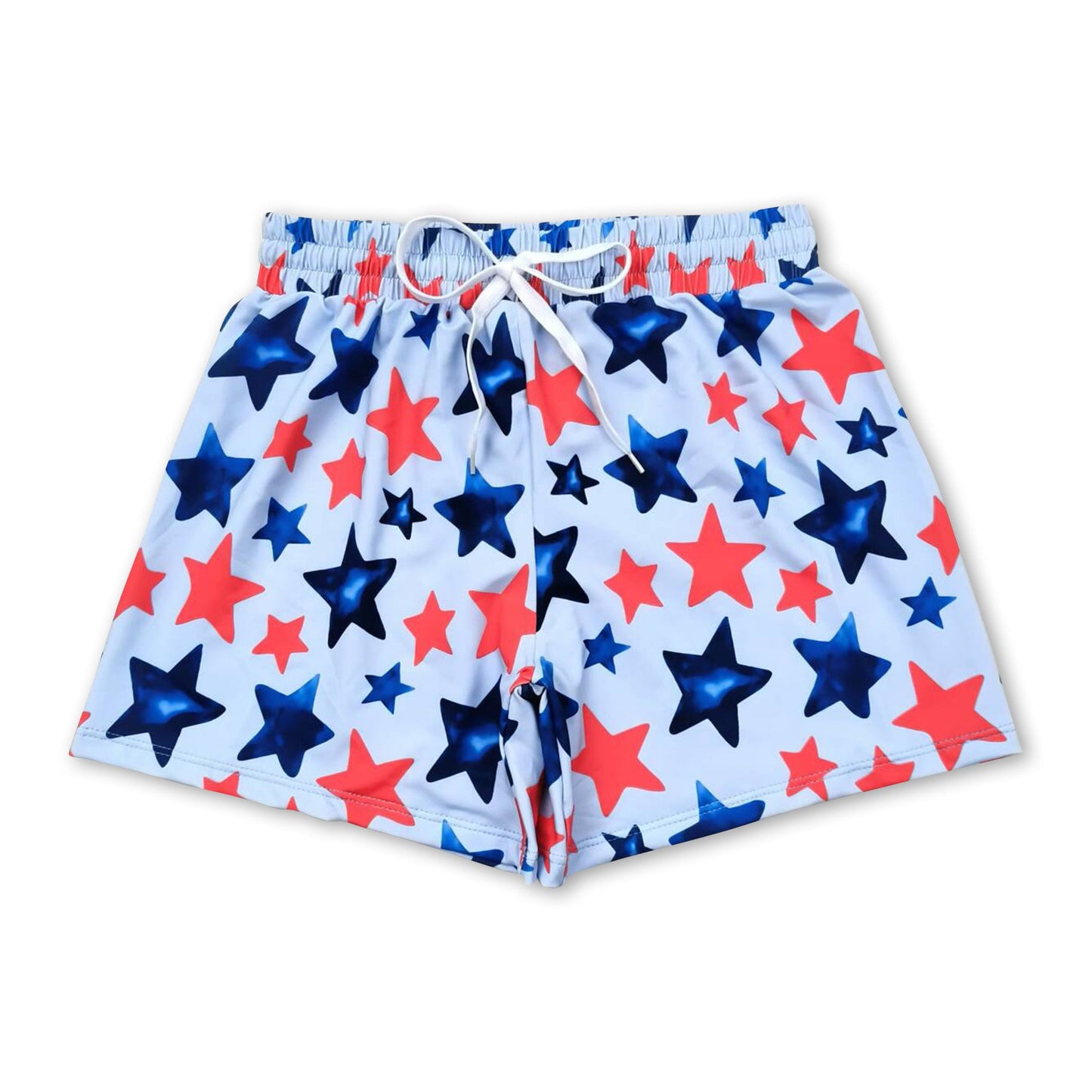 Stars kids boy 4th of july swim trunks