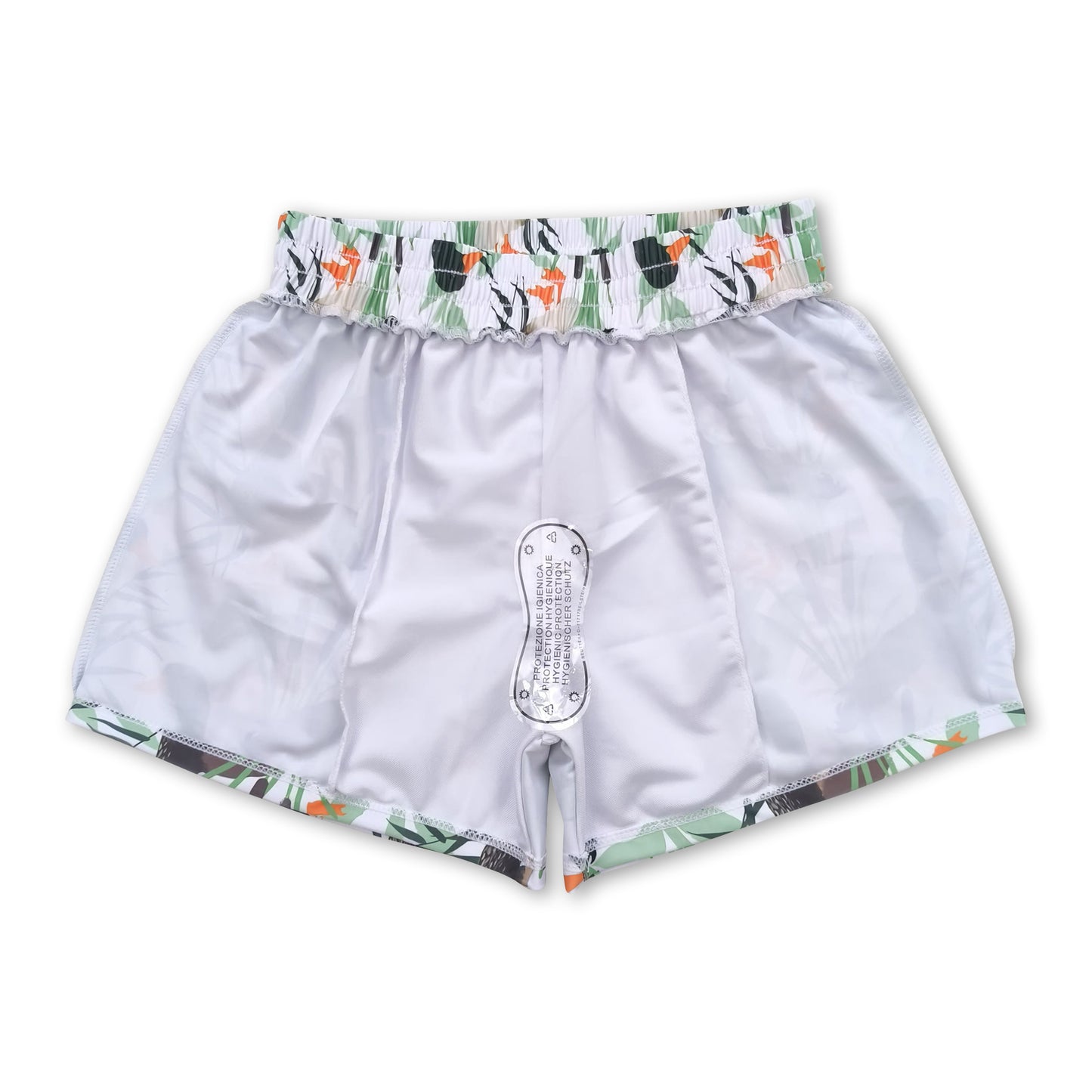 Duck print kids boys summer swim trunks