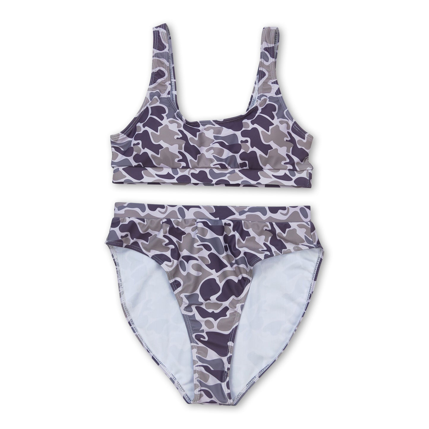 Camo print mommy and me women summer swimsuit