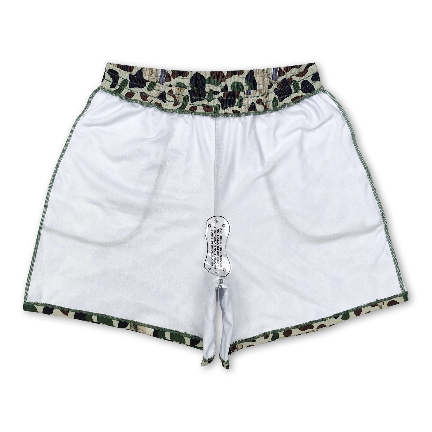 Camo duck summer adult men swim trunks