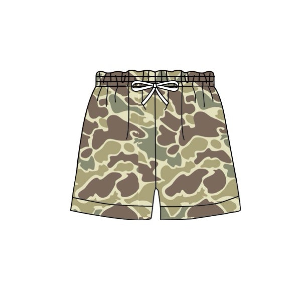 Camo summer adult men swim trunks