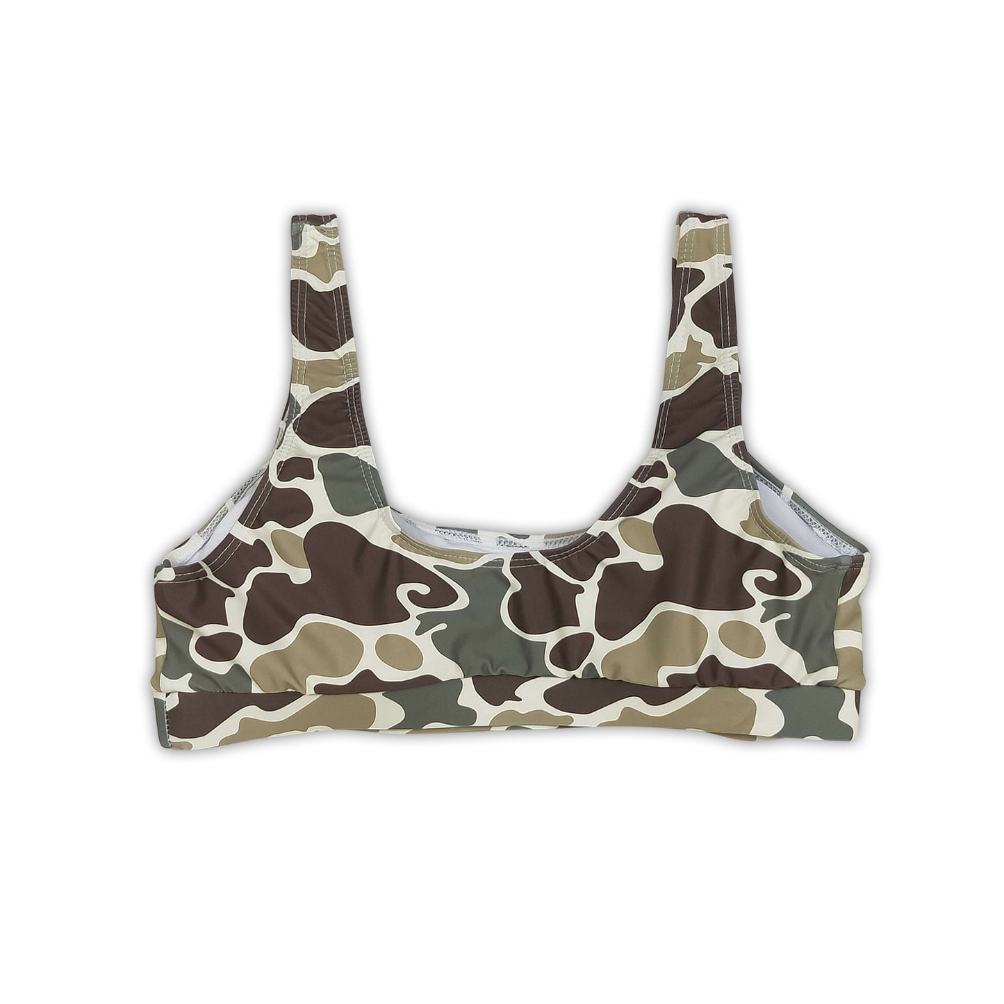 Camo adult women summer swim top ship from US