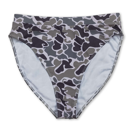 Camo print adult women summer swim bottom