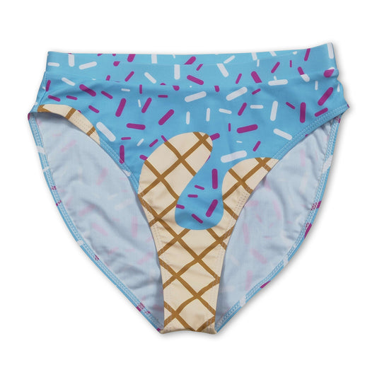 Light blue ice cream adult women summer swim bottom