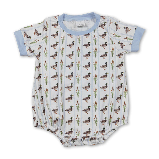 Short sleeves duck baby boy summer romper