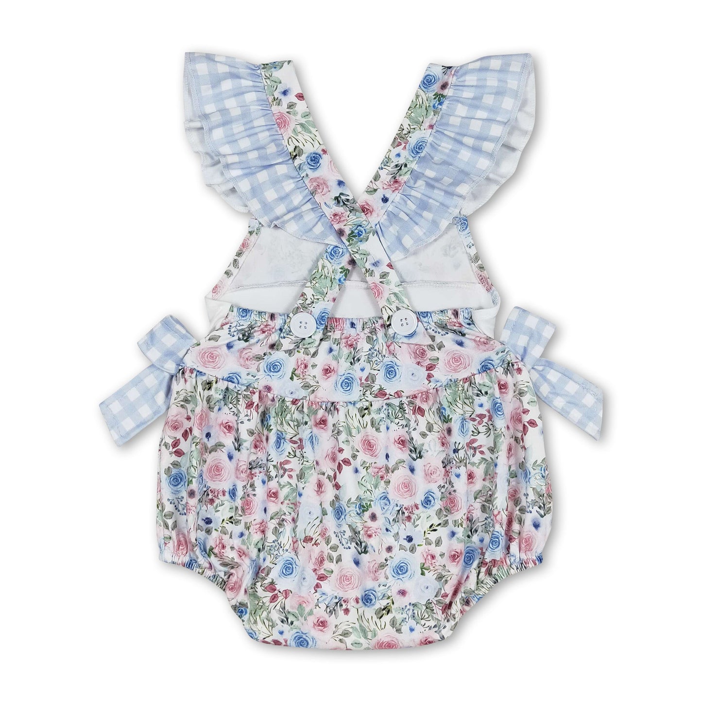 Flutter sleeves floral Daddy's girl baby romper