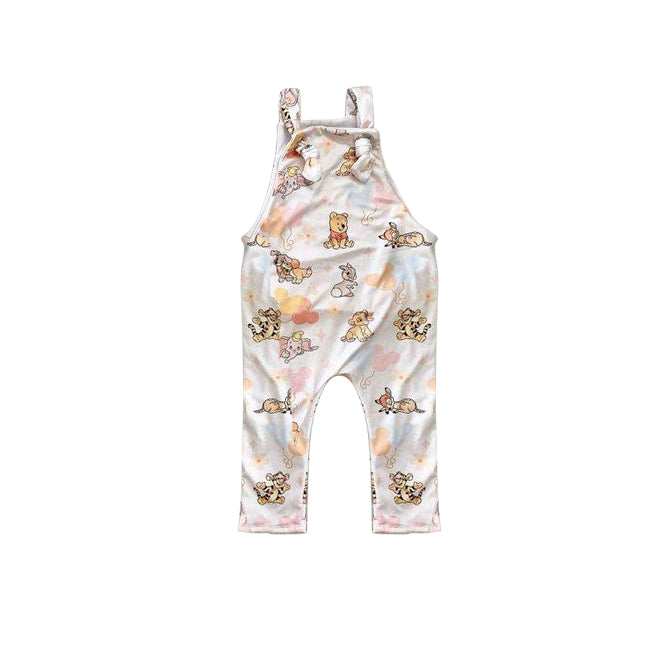 Straps elephant bear baby girls summer romper