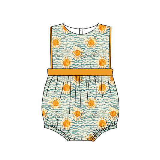 Sleeveless sun baby boy summer bubble