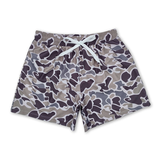 Camo summer boy swim trunks