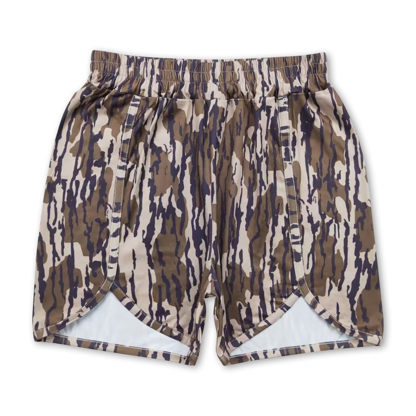 Bottomland camo adult women summer shorts