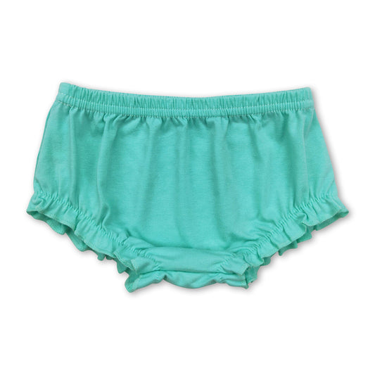 Mint cotton baby girls bummies