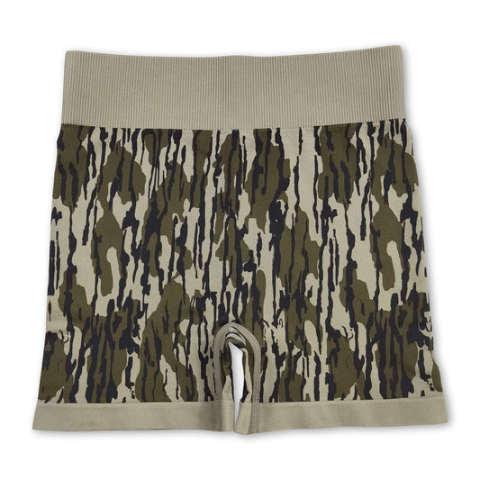 Bottomland camo adult women activewear shorts