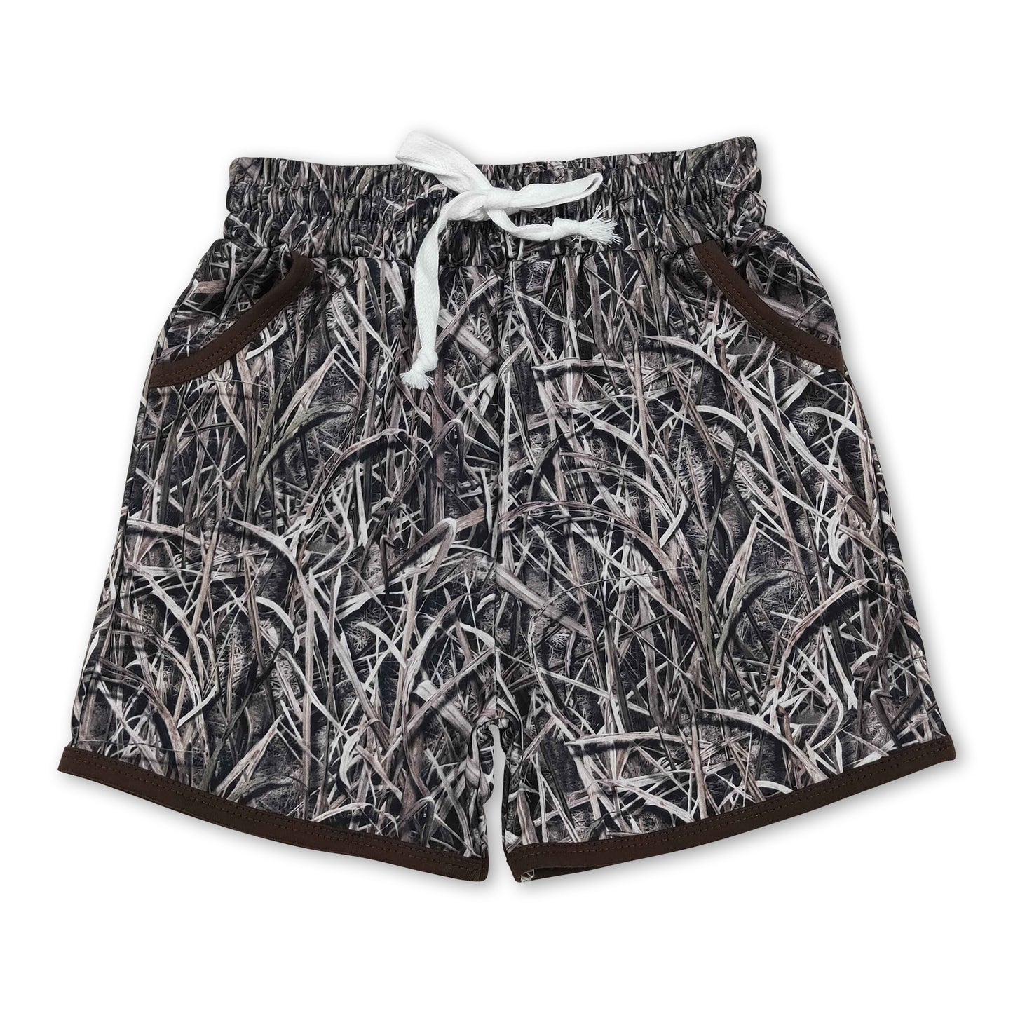 hunting baby boy yoga shorts