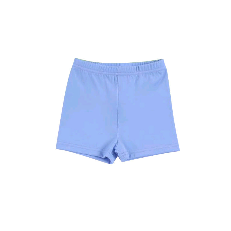 Light blue kids girls summer active shorts
