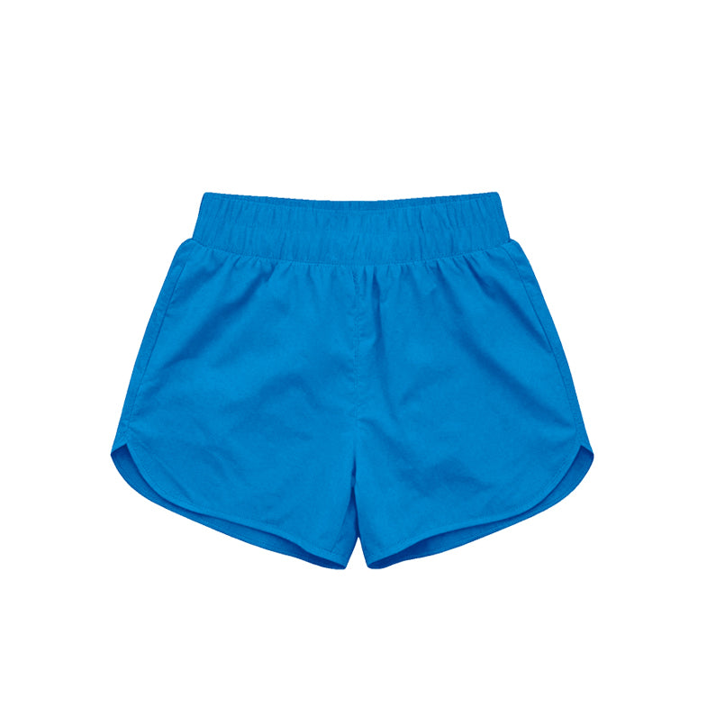 Blue kids girls summer yoga active shorts