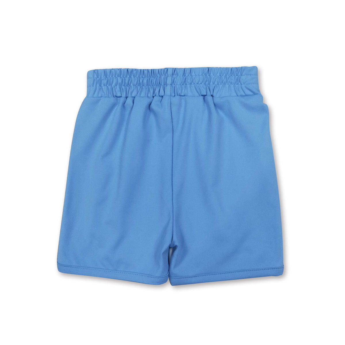 Light blue stripe kids girls active summer shorts