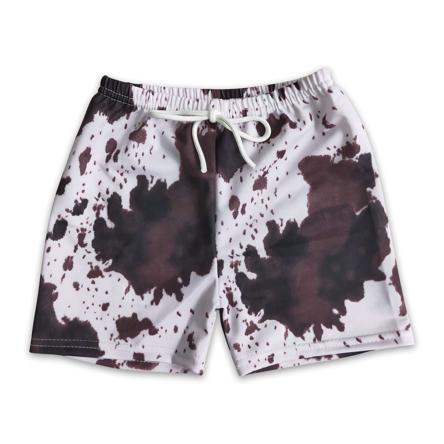 Boy Cow Print Swimming Trunks