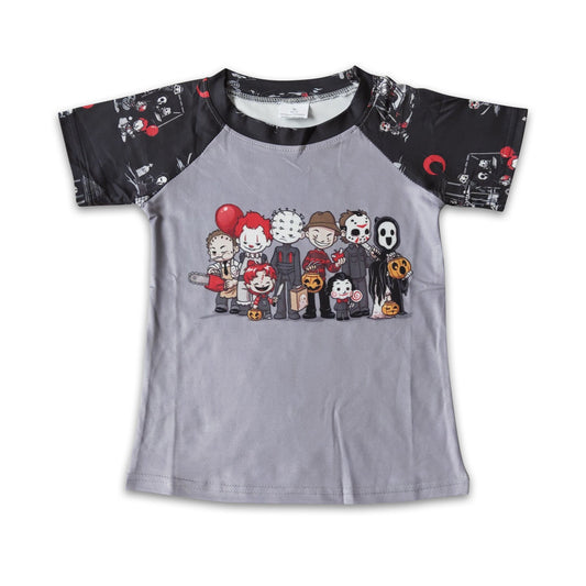 Boy Short Sleeve Halloween Shirt