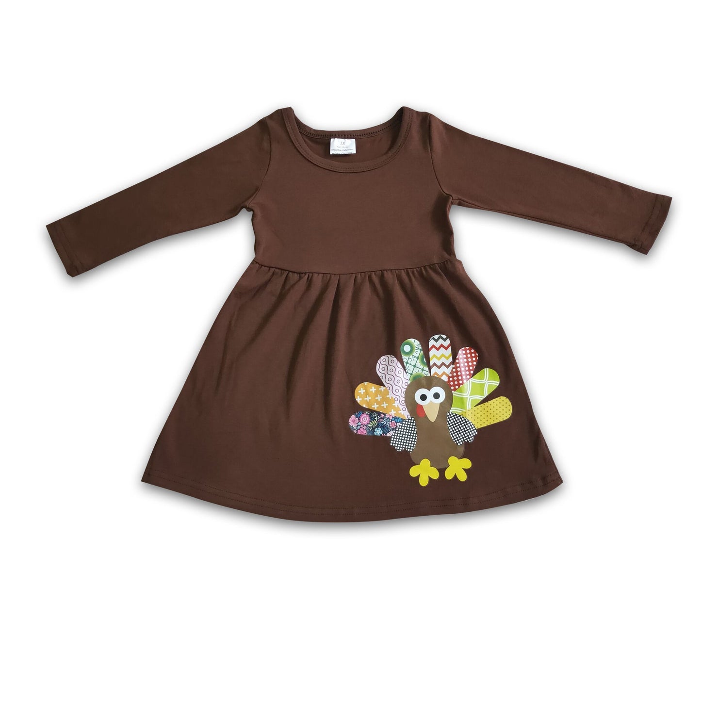 Girl Turkey Long Sleeve Dress