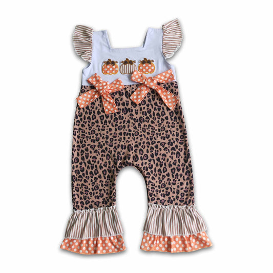 Baby Pumpkin Applique Romper