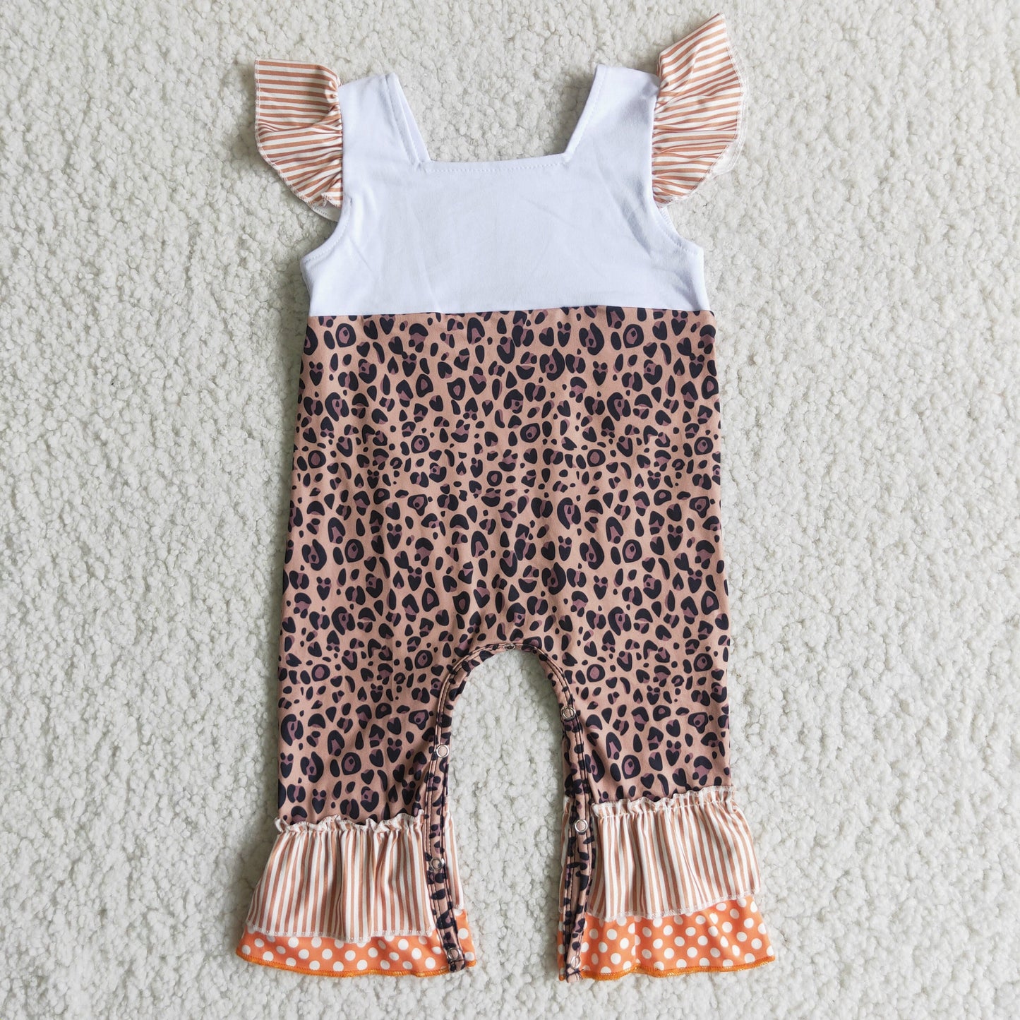 Baby Pumpkin Applique Romper