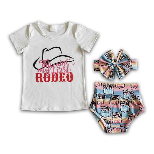 This ain't my first rodeo shirt bummies baby girls clothes