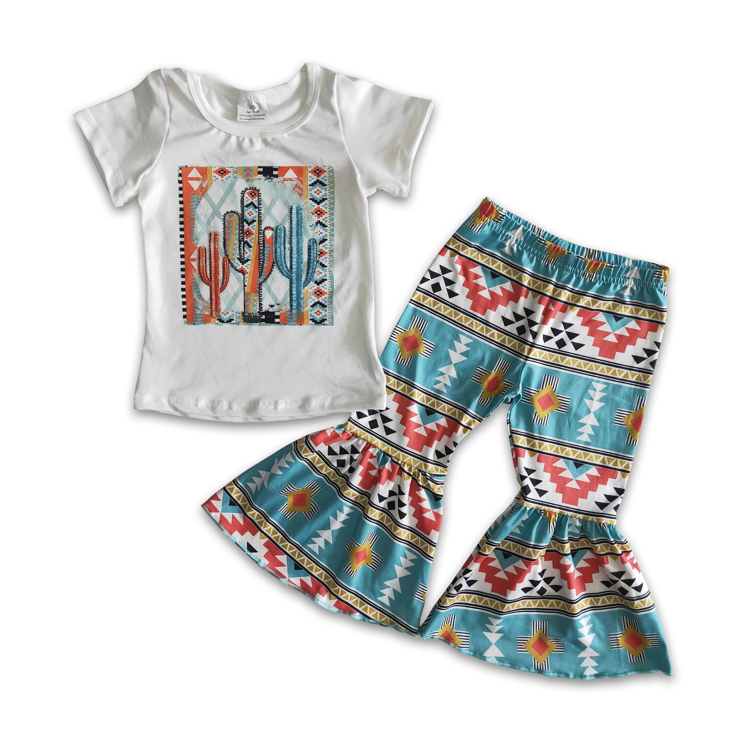 Girl Cactus Aztec Outfit