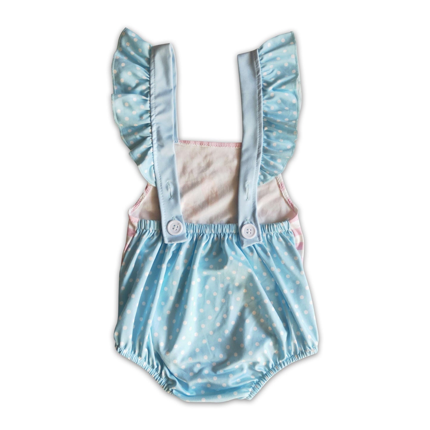 Bunny carrot baby girl easter romper