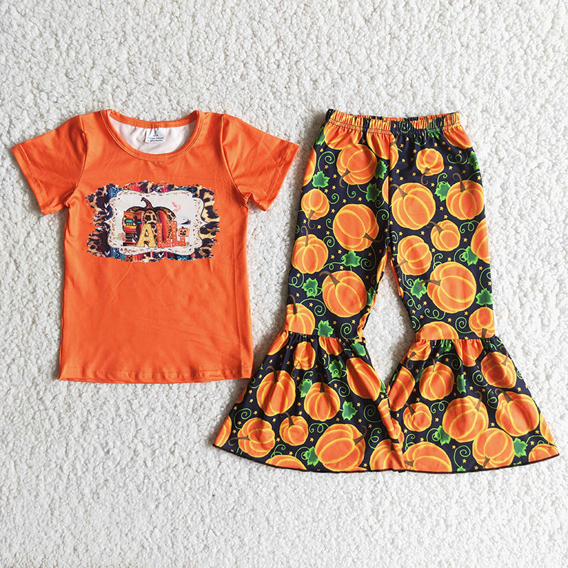 Girl Fall Pumpkin Outfit