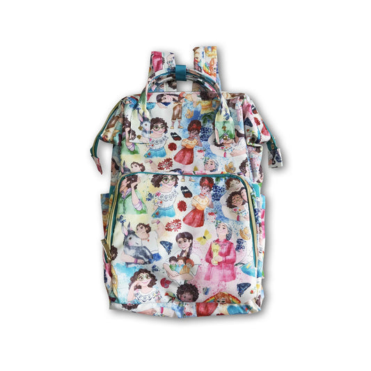 Cute print magic bag backpack