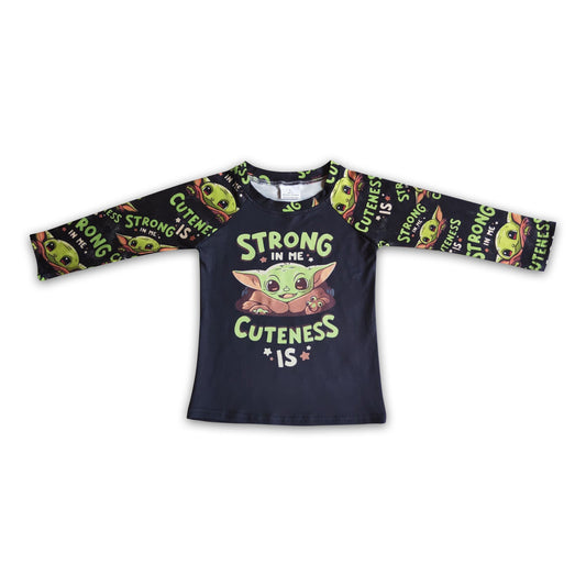 Cuteness long sleeve strong boy shirt