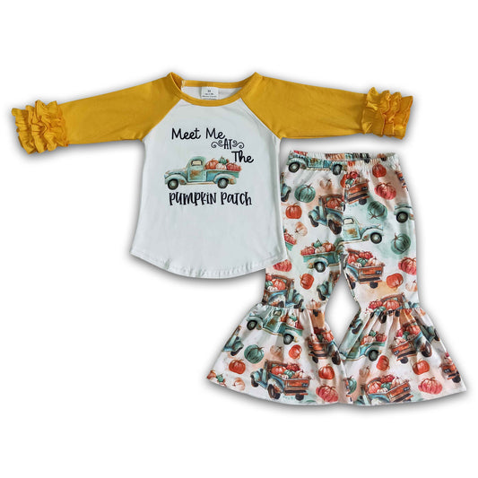 Meet me at the pumpkin patch girls fall clothing