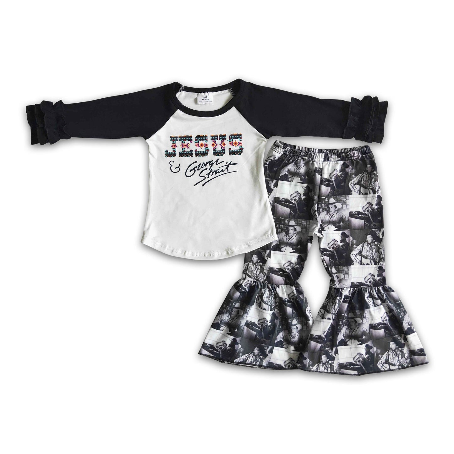 Singer print kids boutique clothes