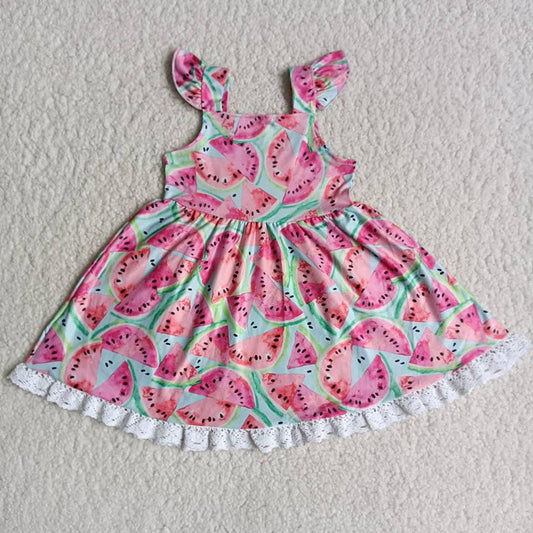 Girl Watermelon twirl Dresses