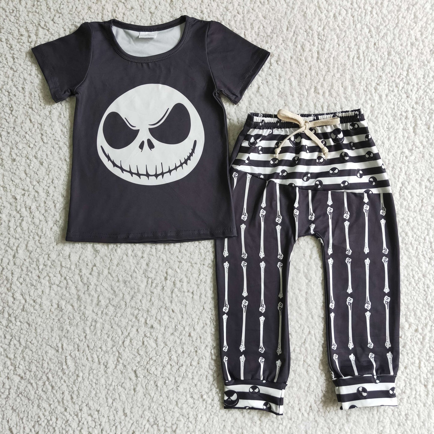 Boy Halloween Skull Outfits