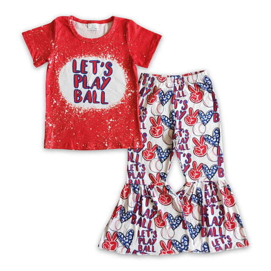 Let's play ball girls boutique game clothing