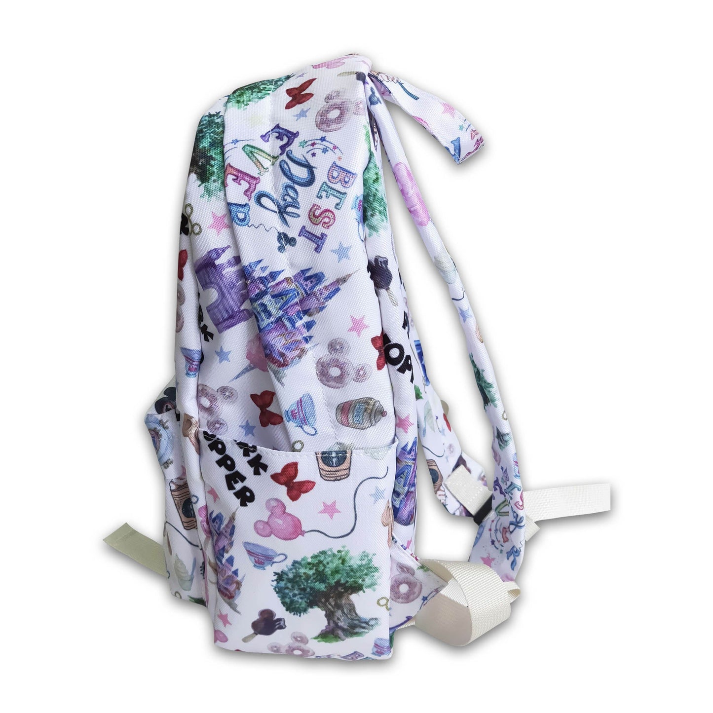 Cute magic print kids girls back to school bags