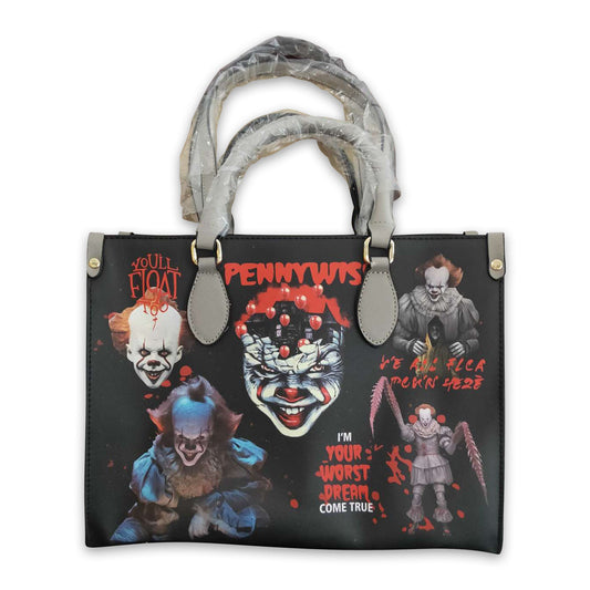 Black horror girls Halloween tote bag