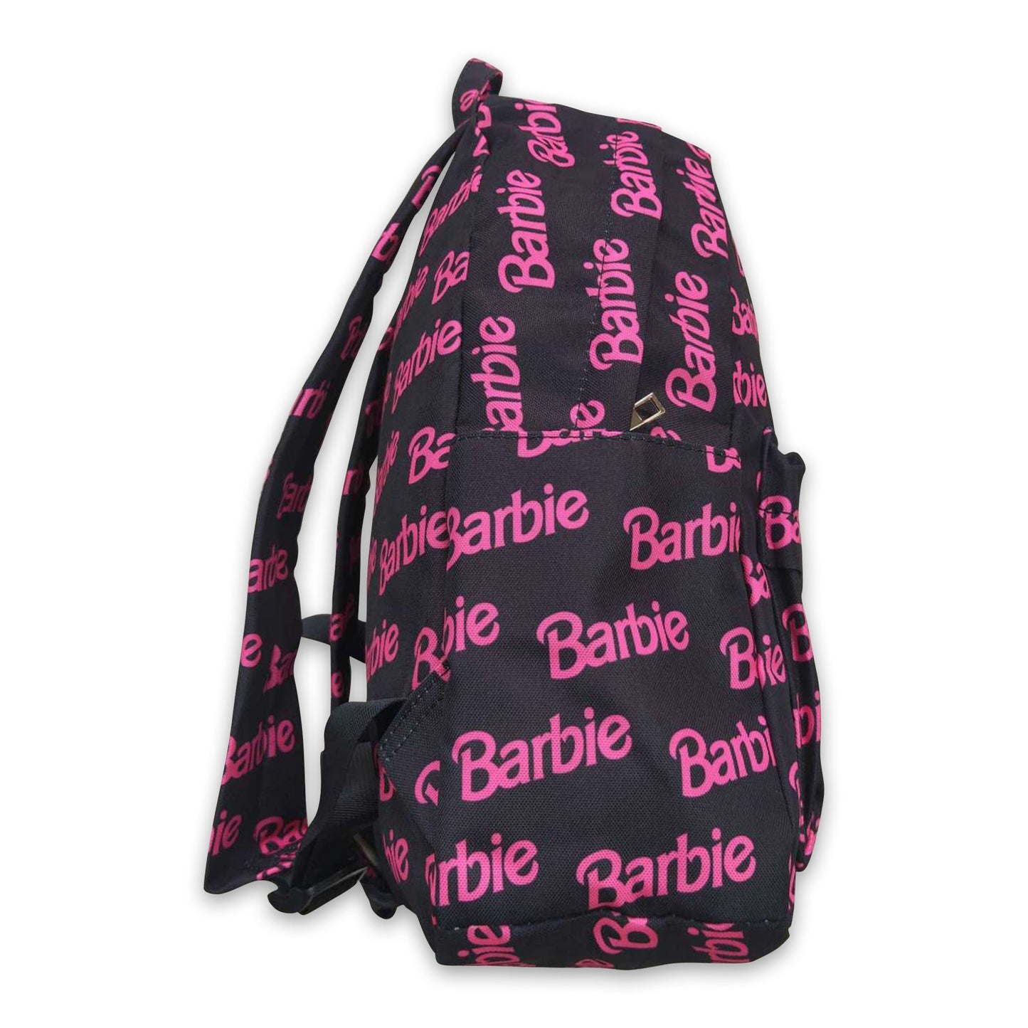 Black hot pink party kids girls backpack