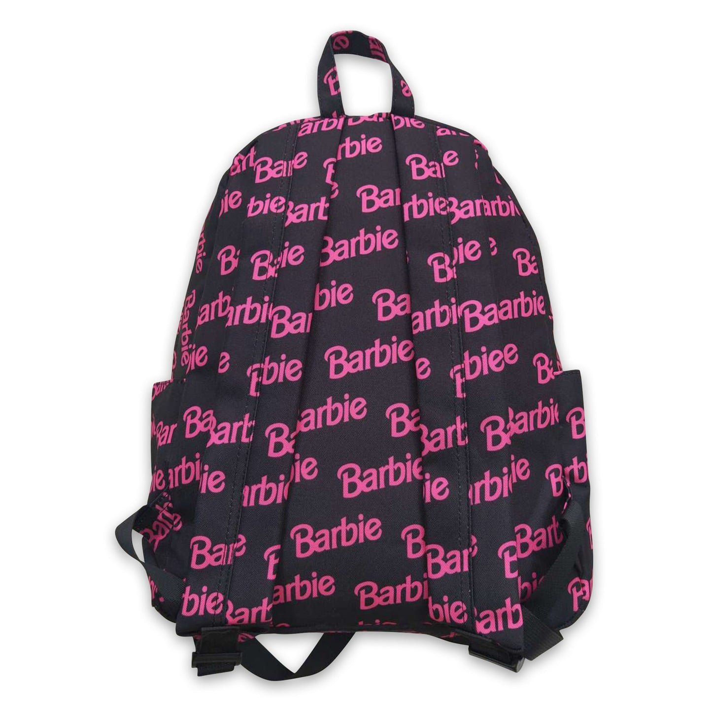 Black hot pink party kids girls backpack